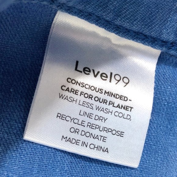 Anthropologie Blue Wide Leg Pants - Picture 16 of 16